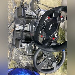 PlayStation Gamers Steering Wheel and Gas a Pedal set